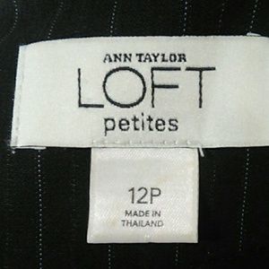 LOFT Jackets & Coats - Ann Taylor Loft Pin Stripe Jacket 12P LOFT Jackets & Coats - Ann Taylor Loft Pin Stripe Jacket 12P